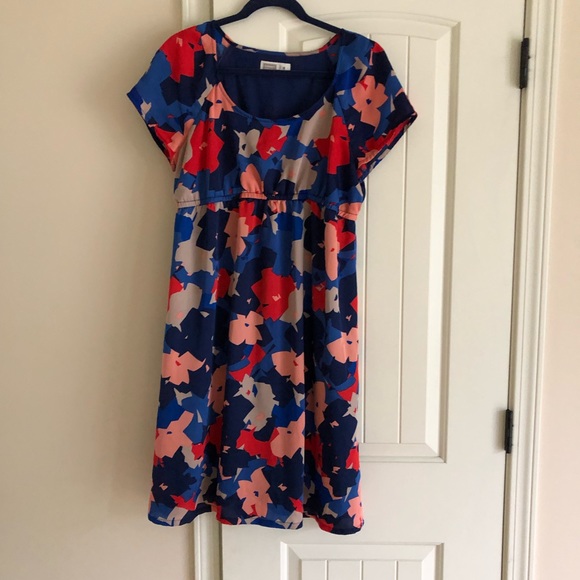 Old Navy Maternity Dress Multi Color Floral - Picture 3 of 7